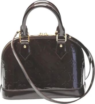Louis Vuitton Tweedehands Canvas Louis Vuitton tassen - Dames - Vintage Handtas - Paars - ONE Size - Vintage
