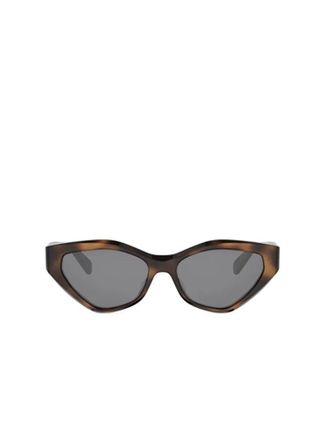 Celine Unisex Sunglasses Shiny Havana Acetate Eyewear