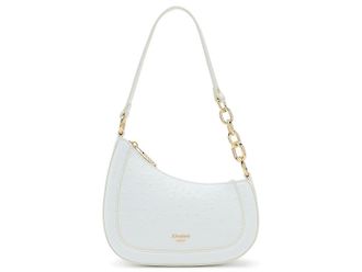 Dune London Direction Shoulder Womens Handbags White, Leather