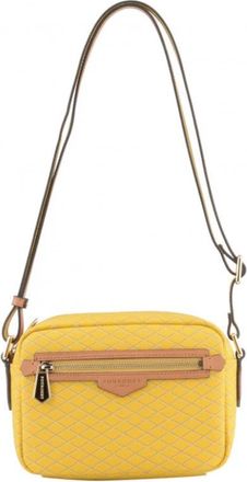 Pourchet Petit port&eacute; travers - Dames - Schoudertassen - Geel - ONE Size - Leer - Tassen