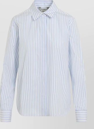 Max Mara accenni striped shirt long sleeves collar
