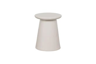 vtwonen Taburete de cer&aacute;mica blanca