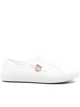 GANT Pillox sneakers - women - Cotton/Rubber/Fabric - 37 - White
