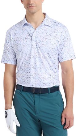 Robert Graham Bayridge Knit Polo in White at Nordstrom, Size Xxx-Large