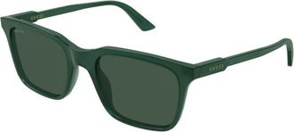 Gucci Gg2114S 004 Sunglasses - male - Gucci - Sunglasses - Green - 53 MM - Accessories