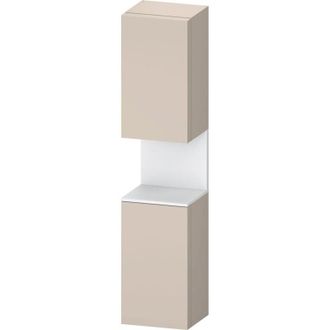 Duravit Qatego Armario Alto, Puerta Bisagra Izquierda, - Duravit