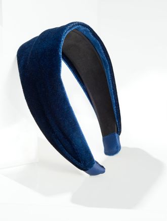 Talbots Velvet Headband - Blue - 001 Talbots