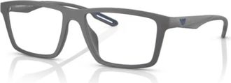 Emporio Armani Brillen - unisex - Brillen - Grijs - 55 MM - Accessoires