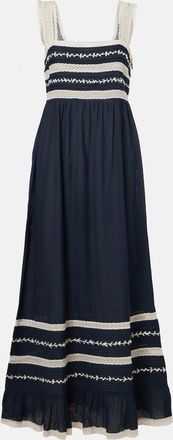 Rixo Malie embroidered midi dress