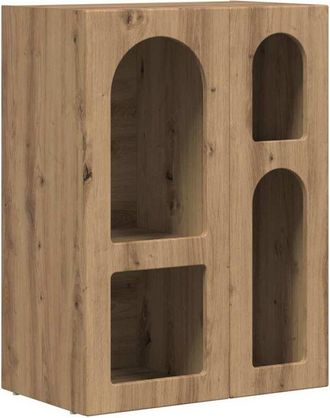 vidaXL Aparador Roble Artesanal 59 X 35 X 80.5 Cm Madera De Ingenier&iacute;a Vidaxl