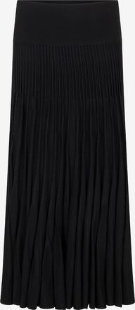 Alaia Langer Feinstrickrock in Plisseeoptik Sculpting