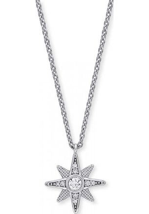 Engelsrufer Womens ERN-NEWSTAR-ZI Ladies New Star Necklace Silver Sterling - One Size
