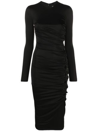 Versace Uitgesneden midi-jurk - Zwart