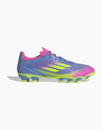 adidas Mens F50 League Lace-Up Stripe Patterned Boots - Blue Fusion Lcd - Size: 11.5