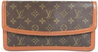 Louis Vuitton Pre-owned Vintage Monogram Pochette - Dames - Vintage Clutch - Bruin - ONE Size - Vintage