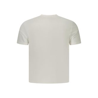 Calvin Klein Logo Print Cotton T-Shirt - White