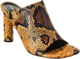 Proenza Schouler Python-Embossed Leather Sandal