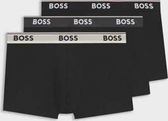 HUGO BOSS Mens Stretch-Cotton Trunks, Size Small