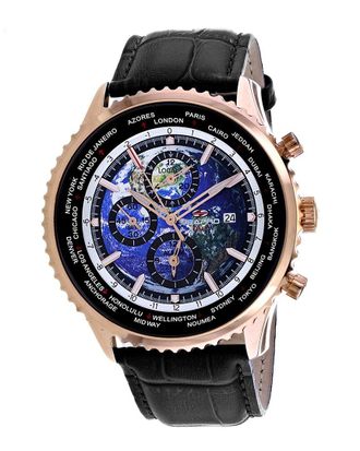 Seapro Mens Meridian World Timer Gmt Watch
