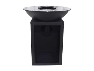 VENTE-UNIQUE.COM Barbacoa metal negro