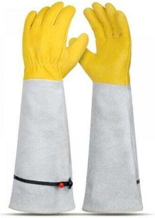 OEM Guantes De Jardiner&iacute;a Resistentes A Cortes, 43 Cm, Resistentes A Espinas Para Plantar En El Jard&iacute;n, Guantes De Trabajo De Cuero, Herramientas De Jardi