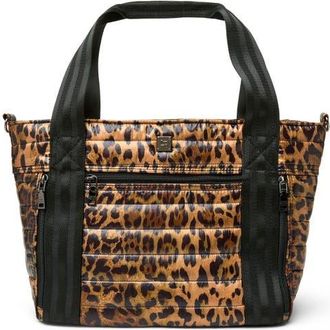 Think Royln Jr. Jetset Wingman Tote Bag in Leopard at Nordstrom