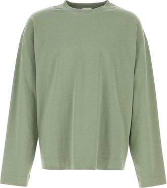Dries Van Noten Green Cotton Hegland T Sh