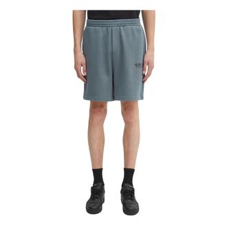Helmut Lang Korte Broeken, Heren, Blauw, M, Katoen, Casual Shorts