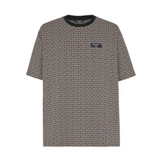 Balmain Monogram-jacquard T-shirt