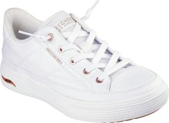 Skechers Arch Fit Arcade - Tot Ziens Daar Textiele Dames Witte Sneakers