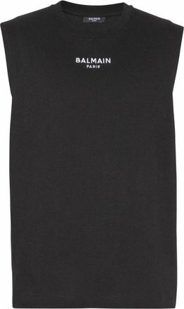 Balmain Hombre, Camisetas, Negro, Talla: S