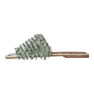De Siena shoes Schoenen, Dames, Groen, 36 EU, Leer, Mules
