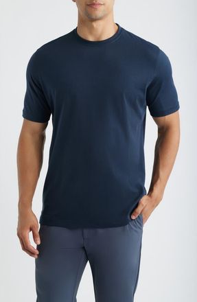 Scott Barber Liquid Pima Cotton T-Shirt in Midnight at Nordstrom, Size X-Large