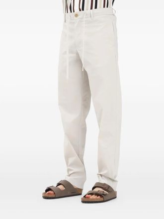 Selected Pantaloni con coulisse - Bianco