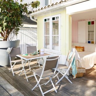 Hesperide Tavolo da giardino pieghevole 4 posti Azua