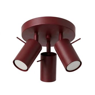 Sollux Lighting Plafone borgo&ntilde;a acero alt. 14.5 cm