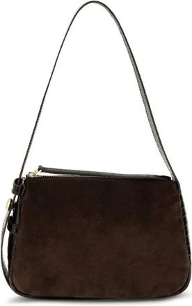 Tory Burch Piccola Borsa a Spalla Romy in Camoscio - - Bags - Donna - Marrone - ONE SIZE