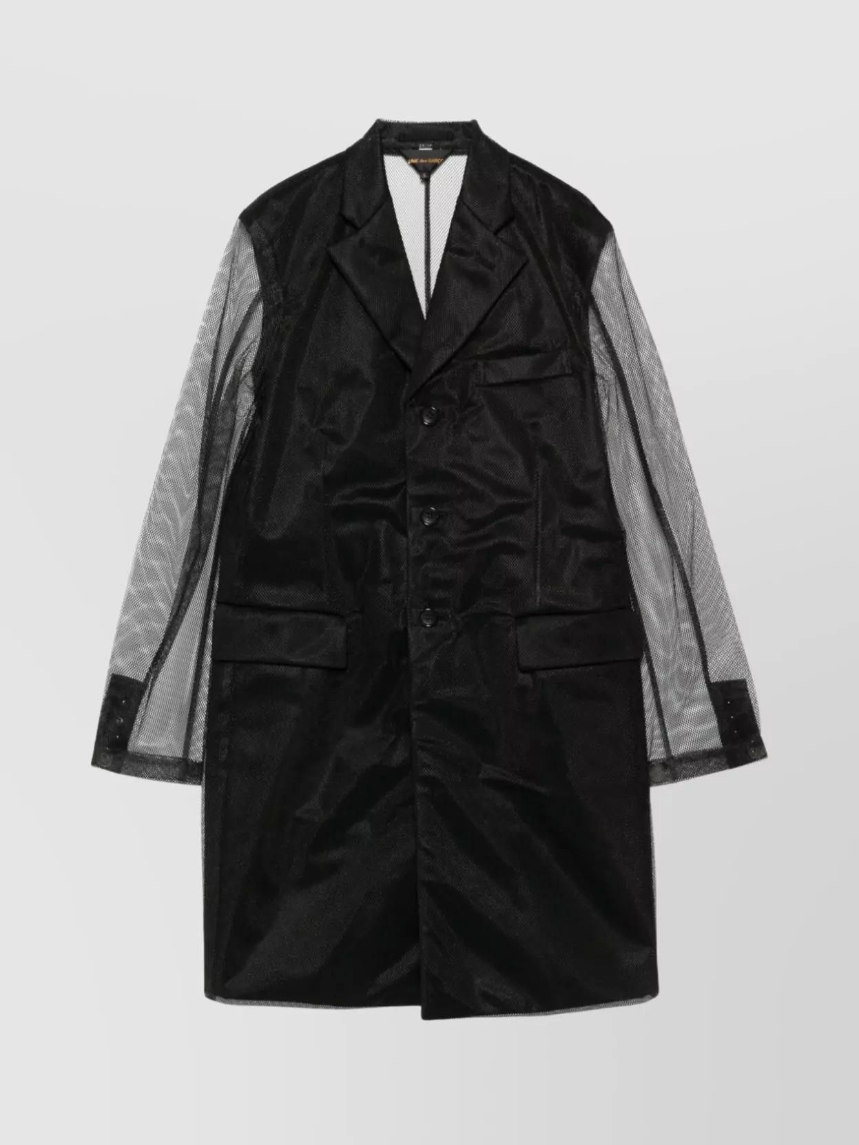 コート COMME DES GARCONS Double-breasted coat 4 sleeves Black Comme Des Garçons Double-Breasted Coat 4 Sleeves from