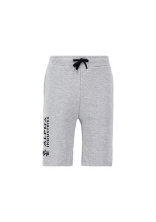 Alpha Industries Sweatshorts ALPHA INDUSTRIES Basic Short AI, Herren, Gr. M, Normalgr&ouml;ssen, grau (grau heather), Obermaterial: 80% Baumwolle, 20% Polyester, Hosen Swea