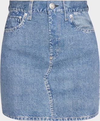 Rag & Bone rb Miramar Ponte Mini Skirt
