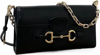 Gucci Horsebit Ristretto Medium Shoulder Bag