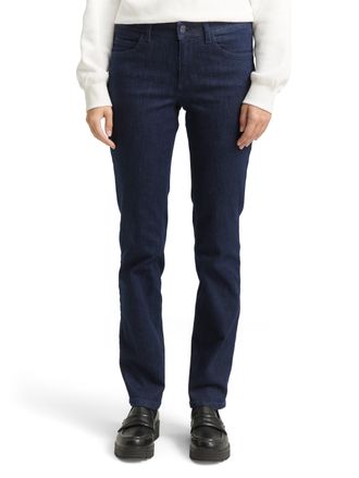 Tom Tailor Straight-Jeans TOM TAILOR Alexa Straight, Damen, Gr. 29, L&auml;nge 30, blau (clean rinsed blau denim), Denim/Jeans, Obermaterial: 98% Baumwolle, 2% Elasth