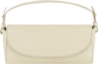 Vince Mini Sabrina Croc Embossed Leather Top Handle Bag in Moonlight at Nordstrom