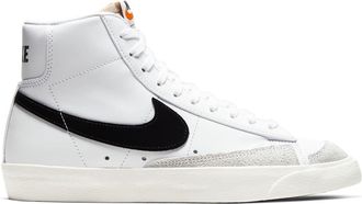 Nike Womens Blazer Mid 77 Hi Top Trainers in White/Black - Size UK 6