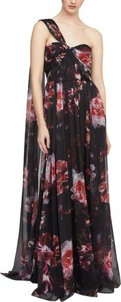 Halston Heritage Lina Chiffon Gown