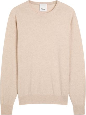 Allude Cashmere Sweatshirt - Beige - XL