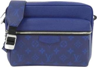 Louis Vuitton Pre-owned Cross Body Bags, male, Blue, Size: ONE SIZE Pre-owned Shoulder Bag
