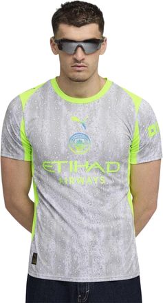 Puma Heren 25/26 Manchester City FC Jersey (Grijs/Groen)