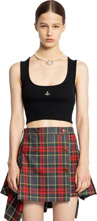Vivienne Westwood Orb Rib Crop Top