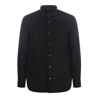 Emporio Armani Zwarte Casual Shirt 3R1C861K0Dzf 083 - Heren - Casual Overhemden - Zwart - 2XL - Overhemden